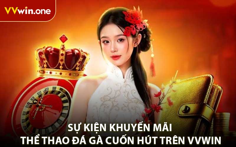 Những sự kiện ưu đãi thể thao đá gà cuốn hút trên VVwin